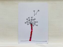 Postkarte Pusteblume
