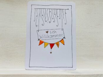 Postkarte Herzlich Willkommen – Bild 6