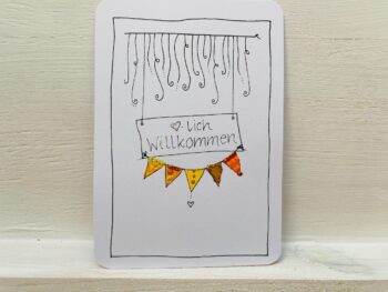 Mini-Karte Herzlich Willkommen – Bild 5