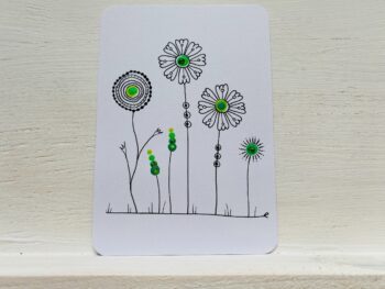 Postkarte Blumen Modell B