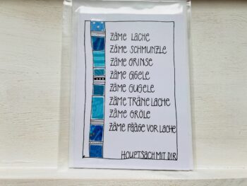 Karte Zäme lache – Bild 6
