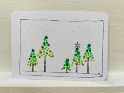 Postkarte Tannenwald