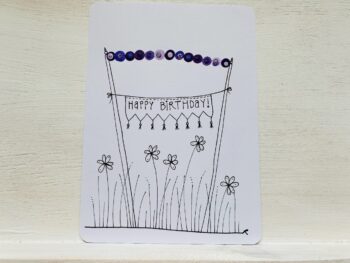 Mini-Karte Happy Birthday Wiese – Bild 7