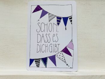 Postkarte Schön, dass es dich gibt – Bild 5