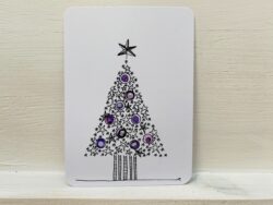 Mini-Karte Tanne mit Sternli