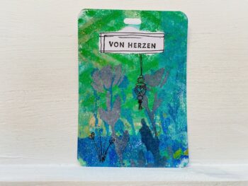 Paketanhänger "Von Herzen"