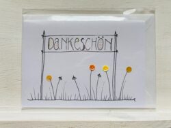 Karte Dankeschön