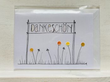 Karte Dankeschön