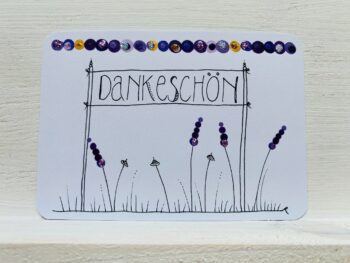 Postkarte Dankeschön – Bild 2