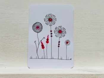 Postkarte Blumen Modell B – Bild 3