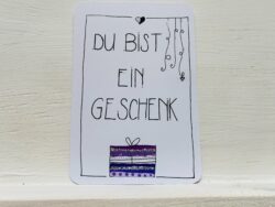 Postkarte Du bist ein Geschenk