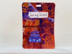 Paketanhänger "Hip Hip Hurra"