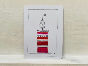 Postkarte Kerze – Bild 4