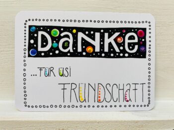 Postkarte Danke für üsi Fründschaft – Bild 6