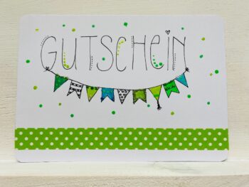 Mini-Karte Gutschein