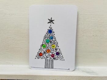 Postkarte Tanne mit Sternli – Bild 4
