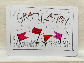 Mini-Karte Gratulation – Bild 4