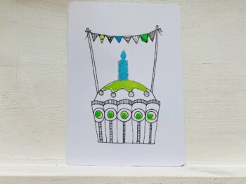 Postkarte Happy Birthday Törtli – Bild 3