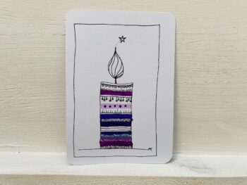 Postkarte Kerze – Bild 3