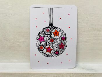 Postkarte Kugel Sterne – Bild 6