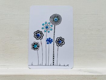 Mini-Karte Blumen Modell C – Bild 5