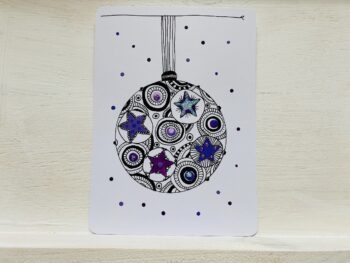Postkarte Kugel Sterne – Bild 5