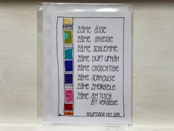 Karte Zäme ässe – Bild 4