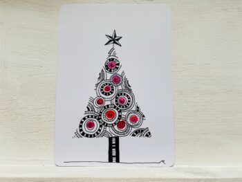 Postkarte Tanne mit Kreise – Bild 6