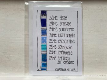 Karte Zäme ässe – Bild 3