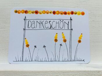 Postkarte Dankeschön – Bild 3