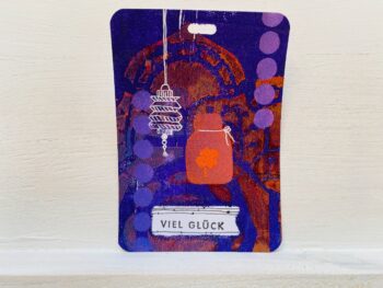 Paketanhänger "viel Glück"