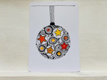 Mini-Karte Kugel Sterne – Bild 4