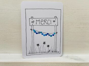 Mini-Karte Merci – Bild 2