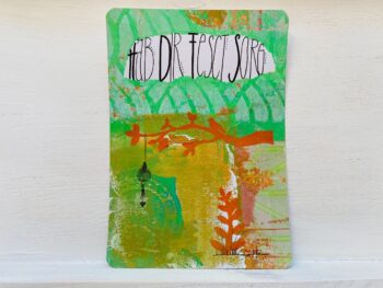 Postkarte "häb dir fescht Sorg" – Bild 3