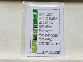 Karte Zäme lache – Bild 3