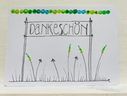 Mini-Karte Dankeschön