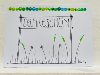 Mini-Karte Dankeschön