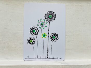 Postkarte Blumen Modell C – Bild 3