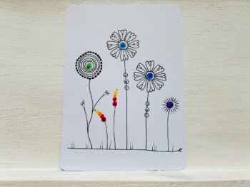 Postkarte Blumen Modell B – Bild 2