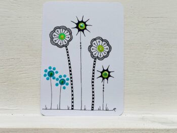 Postkarte Blumen Modell A – Bild 3