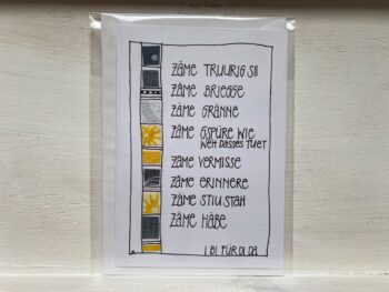 Karte Zäme truurig sii – Bild 5