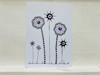 Postkarte Blumen Modell A – Bild 2