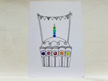 Postkarte Happy Birthday Törtli