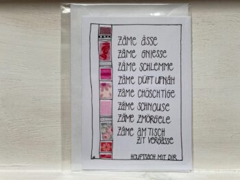 Karte Zäme ässe – Bild 2