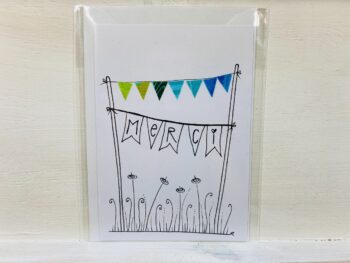 Karte Merci Wimpelkette – Bild 6