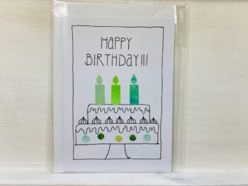 Karte Torte Happy Birthday – Bild 3