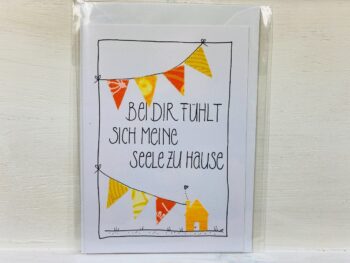 Karte  Bei dir fühlt sich meine Seele zu Hause – Bild 10