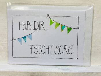 Karte Häb dir fescht Sorg – Bild 2