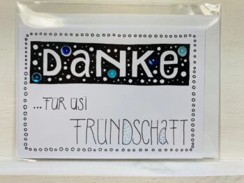 Karte Danke für üsi Fründschaft – Bild 2