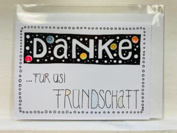 Karte Danke für üsi Fründschaft – Bild 3